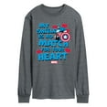 thumbnail image 1 of Marvel Captain America - My Shield Valentine - Adult Long Sleeve Tee, 1 of 5