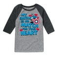 thumbnail image 1 of Marvel Captain America - My Shield Valentine - Toddler And Youth Raglan, 1 of 5