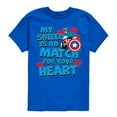 thumbnail image 1 of Marvel Captain America - My Shield Valentine - Toddler and Youth Short Sleeve Graphic T-shirt, 1 of 5