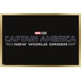 thumbnail image 1 of Marvel Captain America: New World Order - Logo Wall Poster, 22.375" x 34" Framed, 1 of 6