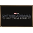 thumbnail image 1 of Marvel Captain America: New World Order - Logo Wall Poster, 22.375" x 34" Framed, 1 of 6