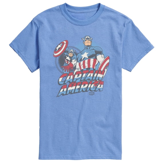 Marvel - Captain America Pastel Super Hero - Men's Short Sleeve Graphic T-Shirt