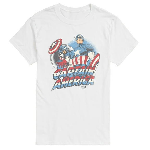 Marvel - Captain America Pastel Super Hero - Men's Short Sleeve Graphic T-Shirt