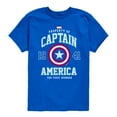 thumbnail image 1 of Marvel Captain America - Property - Toddler and Youth Short Sleeve Graphic T-shirt, 1 of 5