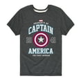 thumbnail image 1 of Marvel Captain America - Property - Toddler and Youth Short Sleeve Graphic T-shirt, 1 of 5