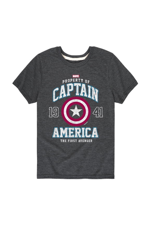 Captain America - Property - Toddler and Youth Short Sleeve Graphic T-shirt
