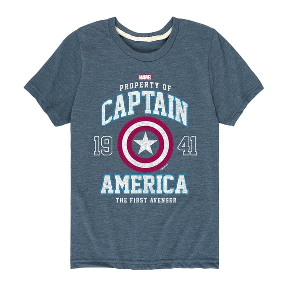 Marvel Captain America - Property - Toddler and Youth Short Sleeve Graphic T-shirt