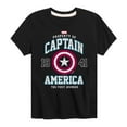 thumbnail image 1 of Marvel Captain America - Property - Toddler and Youth Short Sleeve Graphic T-shirt, 1 of 5