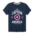 thumbnail image 1 of Marvel Captain America - Property - Toddler and Youth Short Sleeve Graphic T-shirt, 1 of 5