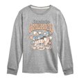 thumbnail image 1 of Marvel Captain America - Retro Stars and Stripes - Toddler and Youth Long Sleeve Graphic T-shirt, 1 of 4