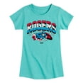 thumbnail image 1 of Marvel Captain America - Rogers - Toddler and Youth Girls Fitted Short Sleeve Graphic T-shirt, 1 of 5