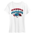 thumbnail image 1 of Marvel Captain America - Rogers - Women's Short Sleeve Graphic T-Shirt, 1 of 5