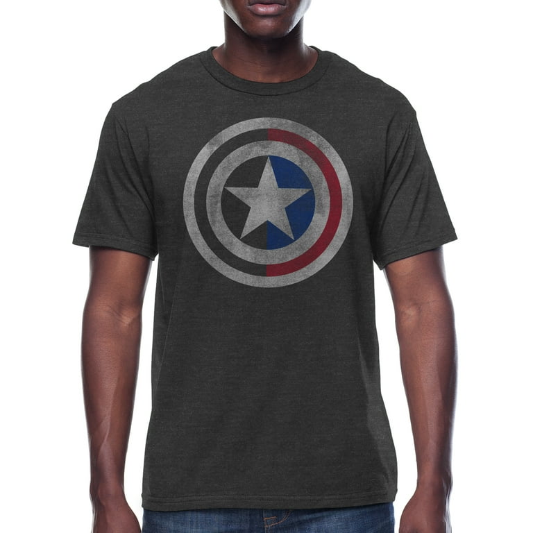 fredelig Rotere Fæstning Marvel Captain America Shield Men's & Big Men's Graphic Tee, Sizes S-3XL -  Walmart.com