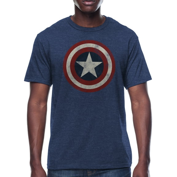 Marvel Captain America Shield Men's Graphic T-Shirt