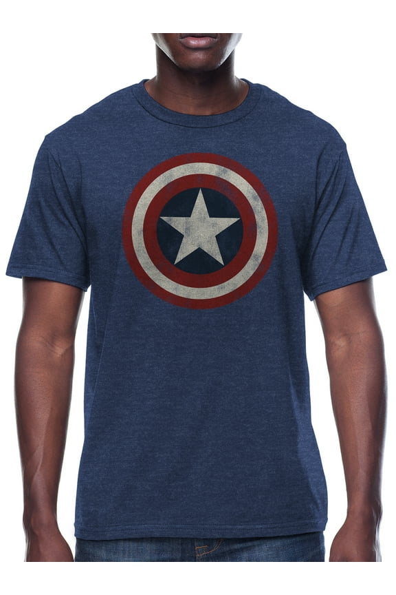 Marvel Captain America Shield Men's Graphic T-Shirt