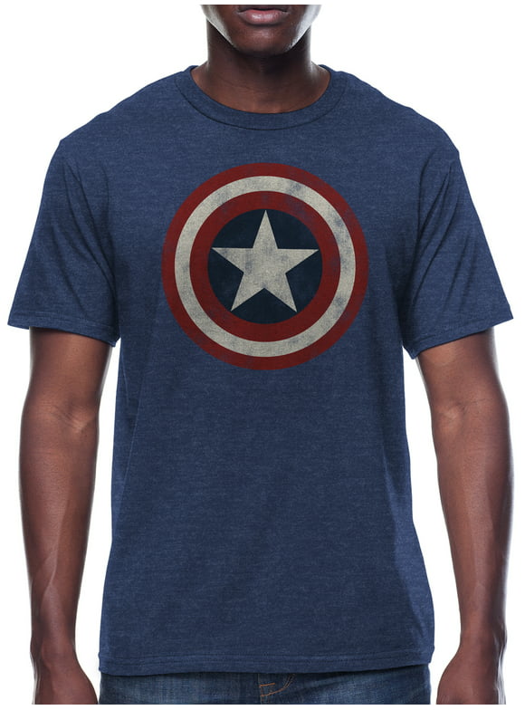 Marvel Captain America Shield Men's Graphic T-Shirt
