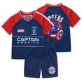 thumbnail image 1 of Marvel Captain America Short Sleeve Soccer T-Shirt and Shorts Set (Boys), 2 Piece Set, Sizes 3T-8, 1 of 9