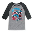 thumbnail image 1 of Marvel Captain America - Stickers - Toddler and Youth Raglan, 1 of 4