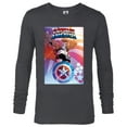 thumbnail image 1 of Marvel Captain America Symbol of Truth #1 Comic Cover - Long Sleeve T-Shirt for Men - Customized-Charcoal Heather, 1 of 5