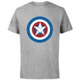 thumbnail image 1 of Marvel Captain America Symbol of Truth Sam Wilson Shield - Short Sleeve Cotton T-Shirt for Adults - Customized-Athletic Heather, 1 of 5