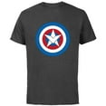 thumbnail image 1 of Marvel Captain America Symbol of Truth Sam Wilson Shield - Short Sleeve Cotton T-Shirt for Adults - Customized-Charcoal, 1 of 5
