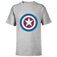 thumbnail image 1 of Marvel Captain America Symbol of Truth Sam Wilson Shield - Short Sleeve T-Shirt for Kids - Customized-Athletic Heather, 1 of 5