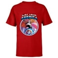 thumbnail image 1 of Marvel Captain America Symbol of Truth Sam Wilson - Short Sleeve T-Shirt for Kids - Customized-Red, 1 of 5