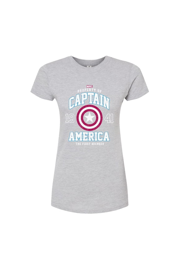Captain America - The First Avenger - Juniors Fitted Graphic T-Shirt