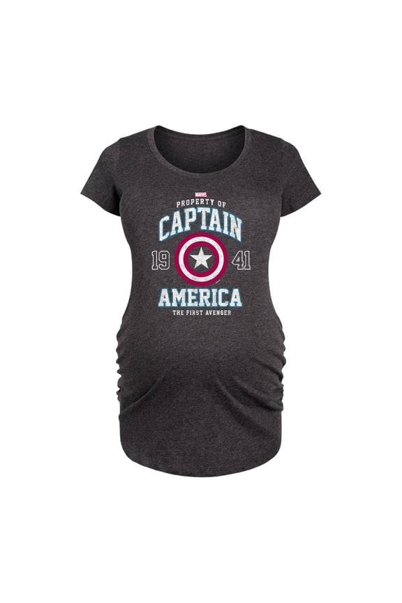 Captain America - The First Avenger - Maternity Scoop Neck Graphic T-Shirt