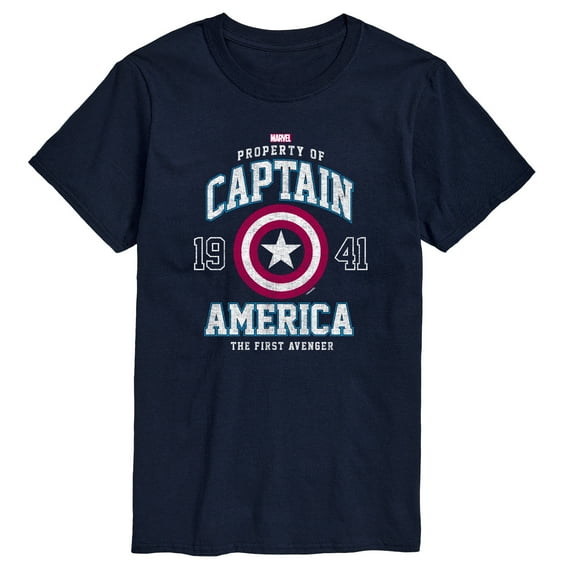 Marvel Captain America - The First Avenger - Men's Short Sleeve Graphic Tee