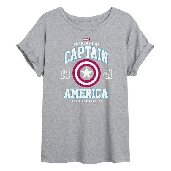 Marvel Captain America - The First Avenger - Women's Oversized Graphic T-Shirt