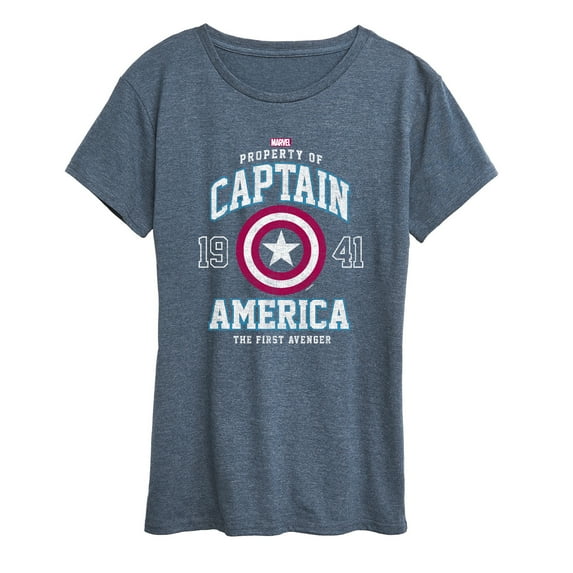 Marvel Captain America - The First Avenger - Women's Short Sleeve Graphic T-Shirt