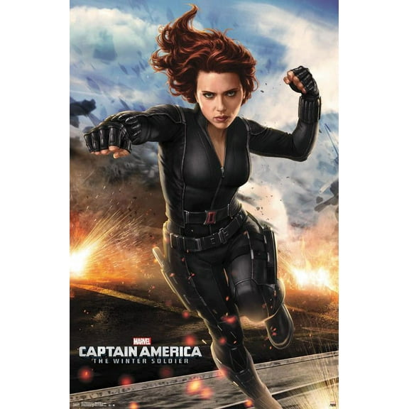 Marvel - Captain America - The Winter Soldier - Black Widow Wall Poster, 22.375" x 34"