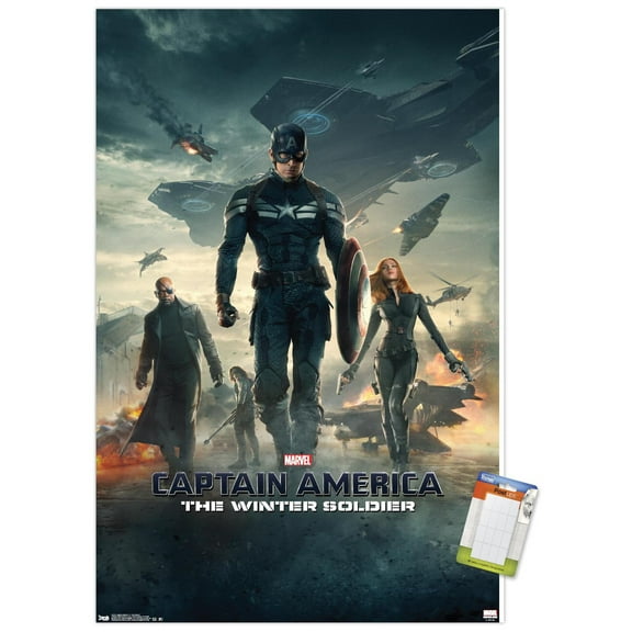Marvel - Captain America - The Winter Soldier - One Sheet Wall Poster, 14.725" x 22.375"