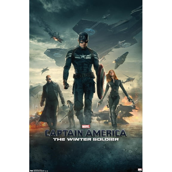 Marvel - Captain America - The Winter Soldier - One Sheet Wall Poster, 22.375" x 34"