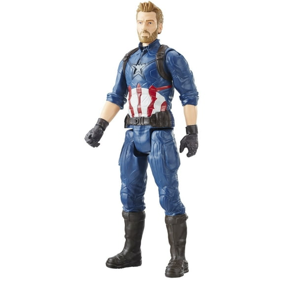 Marvel Captain America Titan Hero Series Action Figure, 12"