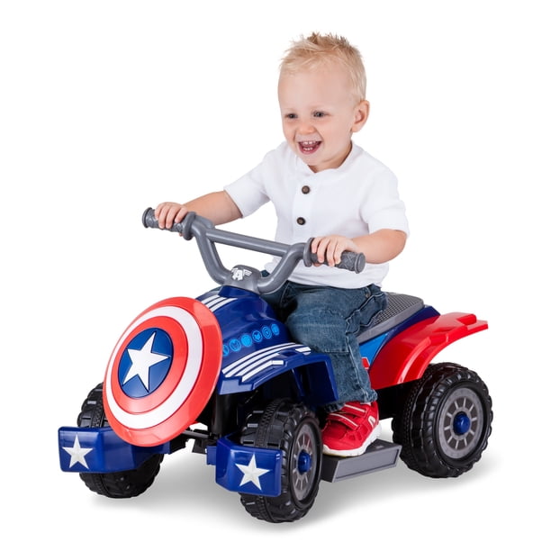 monoキャプテンアメリカ Marvel Captain America Toddler Ride-On Toy by Kid Trax - Walmart