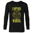 thumbnail image 1 of Marvel Captain Marvel 90s Logo - Long Sleeve T-Shirt for Men - Customized-Black, 1 of 5