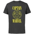 thumbnail image 1 of Marvel Captain Marvel 90s Logo - Short Sleeve Cotton T-Shirt for Adults - Customized-Charcoal, 1 of 5