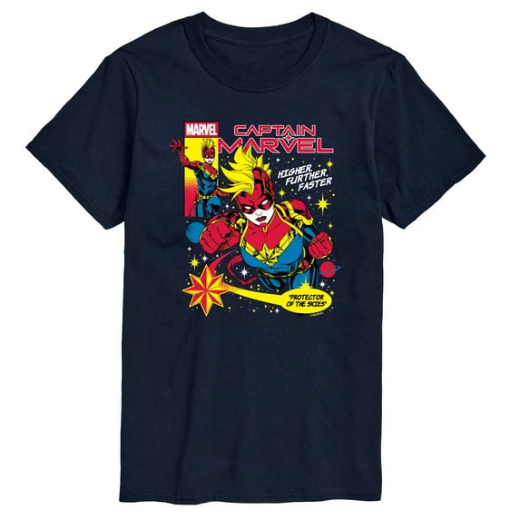 Marvel - Captain Marvel Comic - Men's Short Sleeve Graphic T-Shirt