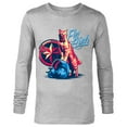 thumbnail image 1 of Marvel Captain Marvel Fly High Goose Cat - Long Sleeve T-Shirt for Men - Customized-Athletic Heather, 1 of 5