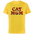 thumbnail image 1 of Marvel Captain Marvel & Goose Cat Mom Birthday Mother’s Day - Short Sleeve Cotton T-Shirt for Adults - Customized-Yellow, 1 of 5