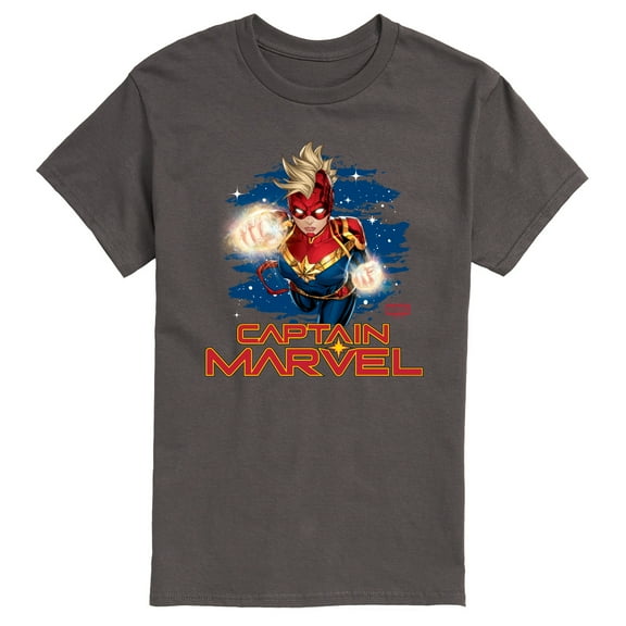 Marvel - Captain Marvel Logo - Men's Short Sleeve Graphic T-Shirt