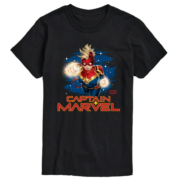 Marvel - Captain Marvel Logo - Men's Short Sleeve Graphic T-Shirt