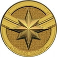 thumbnail image 1 of Captain Marvel Round Logo Pewter Lapel Pin, 1 of 1