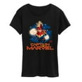 thumbnail image 1 of Marvel - Captain Marvel Logo - Women's Short Sleeve Graphic T-Shirt, 1 of 4