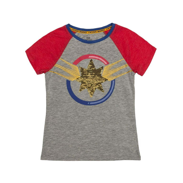 Captain marvel hotsell kids t shirt