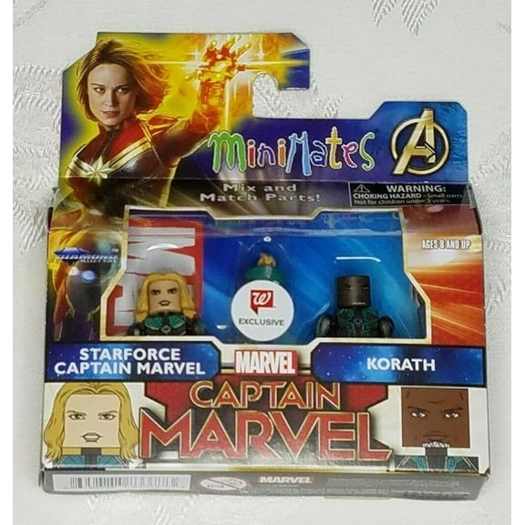 Marvel Captain Marvel Starforce & Korath Minimates Figure Set