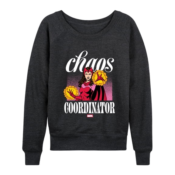 Marvel - Chaos Coordinator Scarlet Witch - Women's French Terry Long Sleeve Pullover