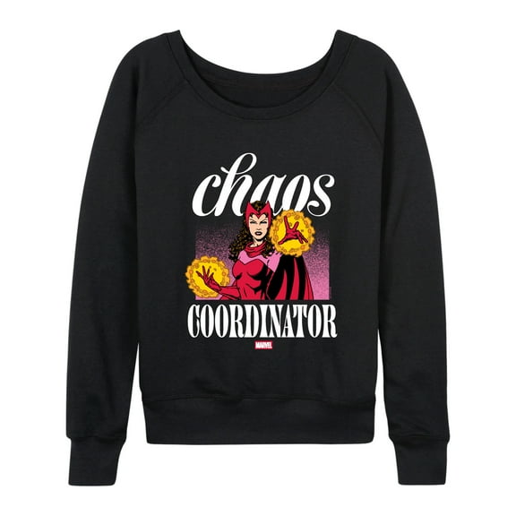 Marvel - Chaos Coordinator Scarlet Witch - Women's French Terry Long Sleeve Pullover